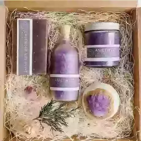 Positive Energy Gift set Amethyst Crystal Bath Gift Set